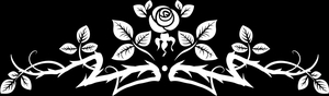 орнамент розы - картинки для гравировки